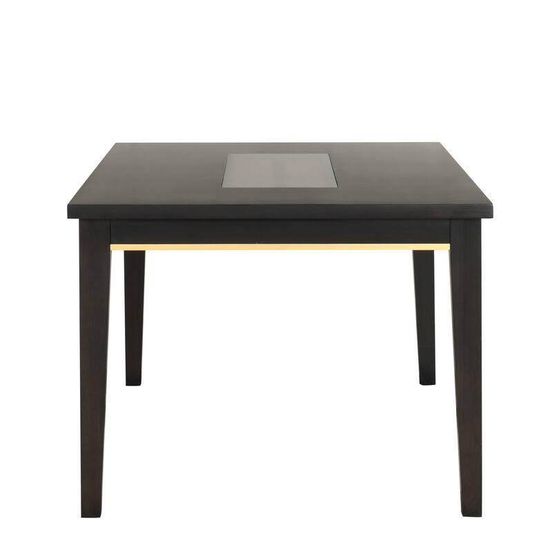 Furniture of America Nyx Modern 7-Piece Espresso Solid Wood Dining Set