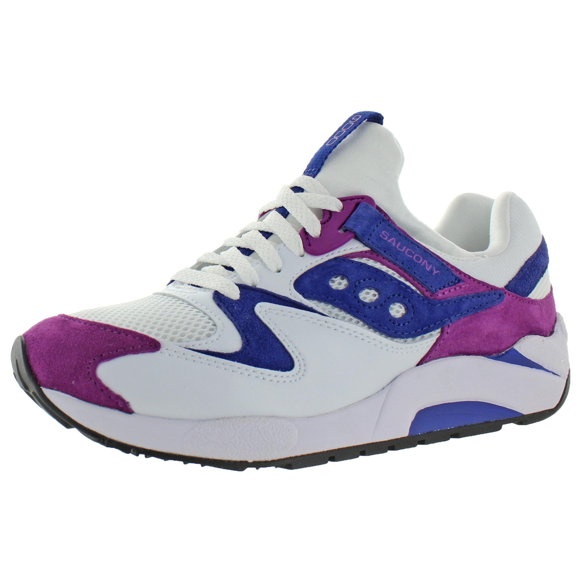 purple saucony sneakers