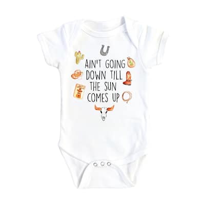 Cowboy Sleeping - Baby Boy Girl Clothes Infant Bodysuit Funny Cute Newborn