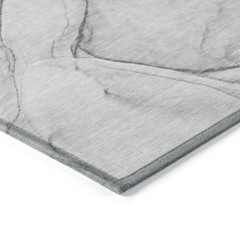 Alrim Artistic Abstract Weather Resistant Blended Style Outdoor Rug
