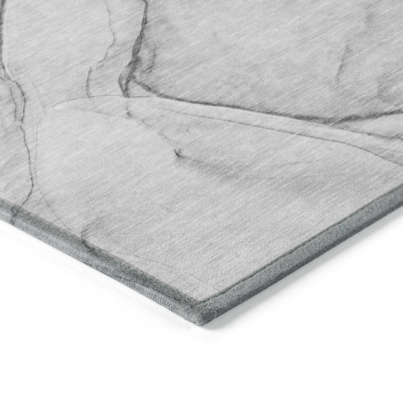 Alrim Modern Art-Inspired Weather Resistant Timeless Fusion Outdoor Rug