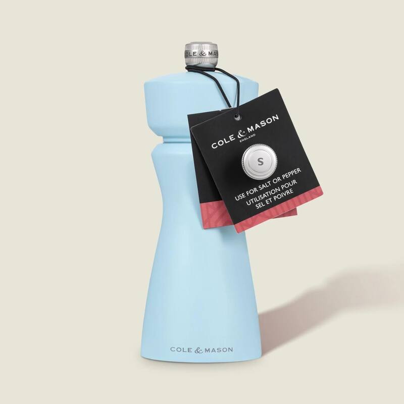Cole & Mason Kenton Blue Salt or Pepper Mill 6"