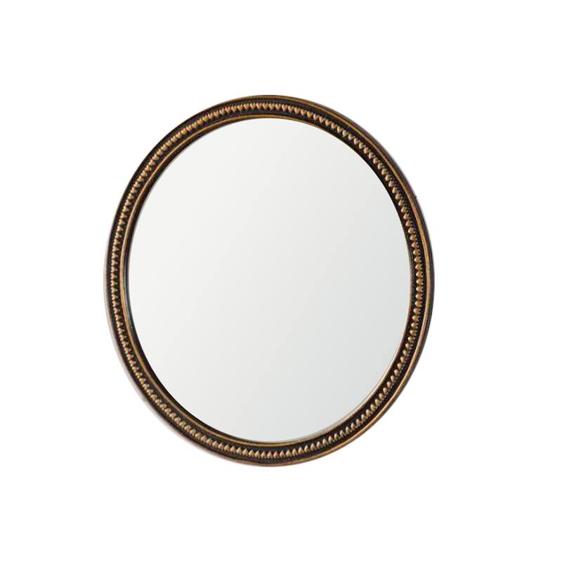Round Decorative Wall Mirror - Gold