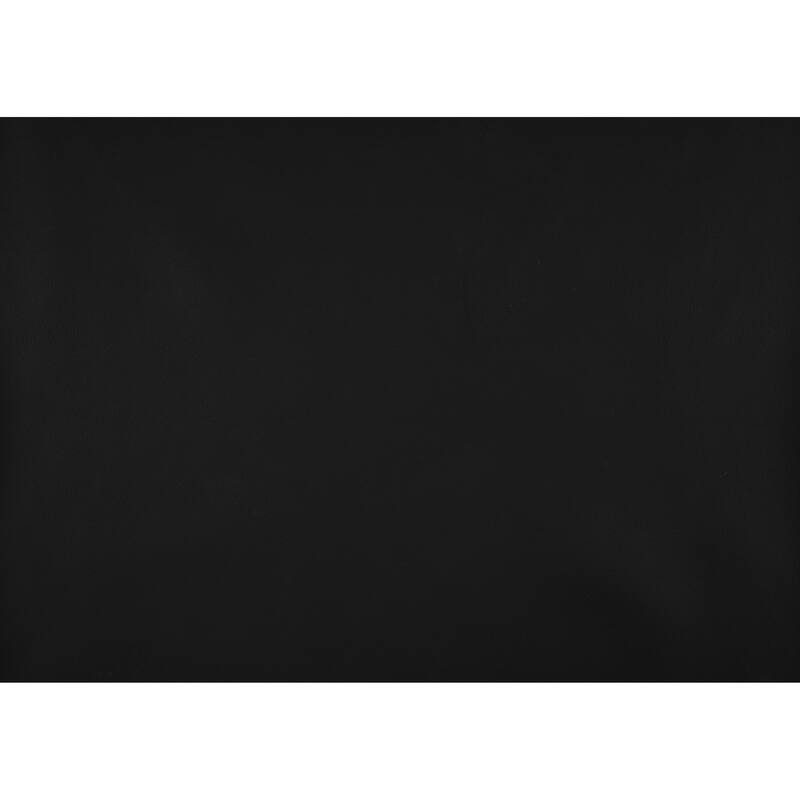 Black Faux Leather Convertible Futon Sofa with Plywood Frame