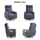 preview thumbnail 84 of 84, HOMYKA Swivel Glider Rocker Accent Chair for Nursery with Side Pocket