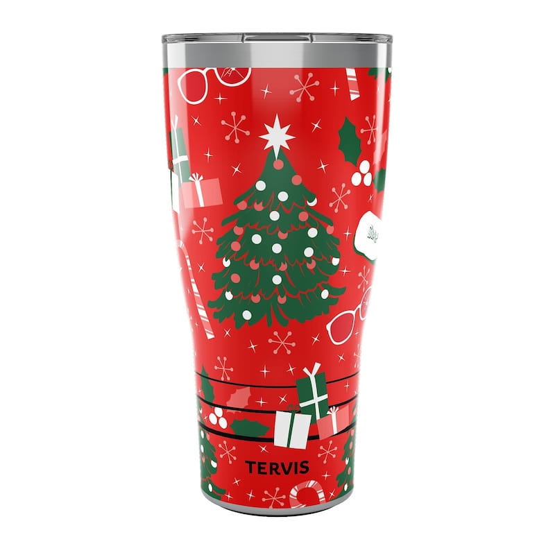 Tervis Traveler Christmas Story Holiday Movie Pattern Triple Walled Insulated Travel Tumbler, Stainless Steel - 30oz