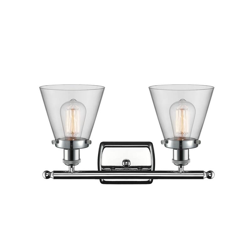 Innovations Lighting Small Cone 2 Light 16" Wide Vanity Light