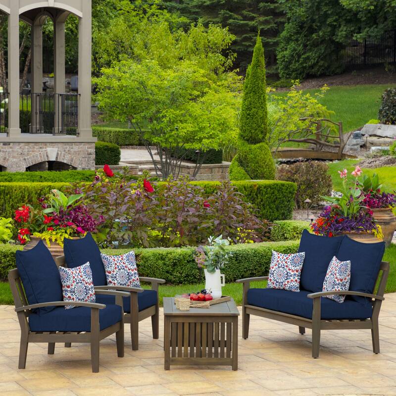 ARDEN 24-inch Outdoor Deep Seat Cushion Set