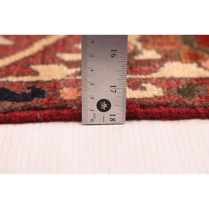 ECARPETGALLERY Hand-knotted Kayseri Vintage Red Wool Rug - 5'3 x 9'4