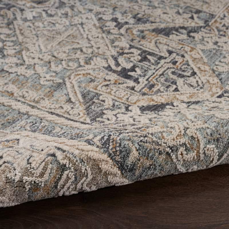 Nourison Nyle Vintage Persian Medallion Boho Area Rug