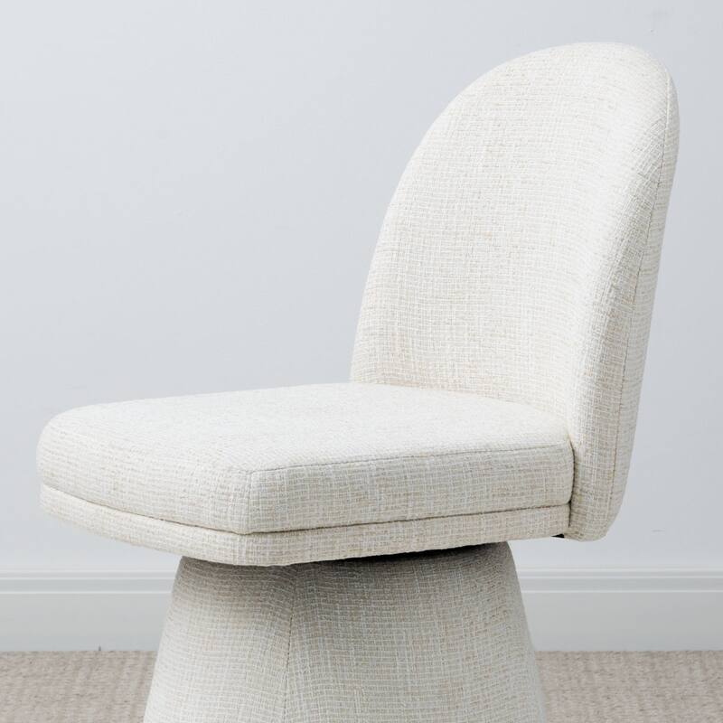 Upholstered Swivel Dining Chair(Set of 4)