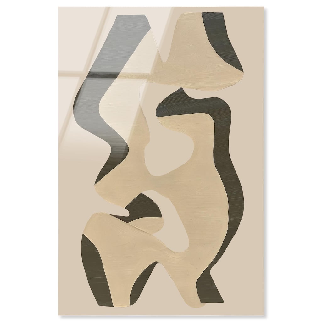 Shapes of Sage I Acrylic by Art Remedy, Ready to Hang