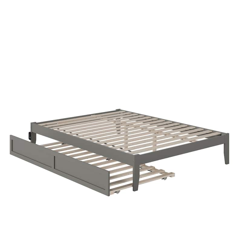 Colorado Bed with USB Turbo Charger and Twin Extra Long Trundle