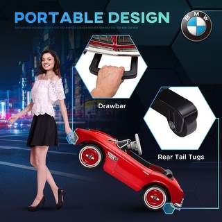 BMW 507 Electric Ride-On Car for Kids with Music, Seatbelt & Parental ...