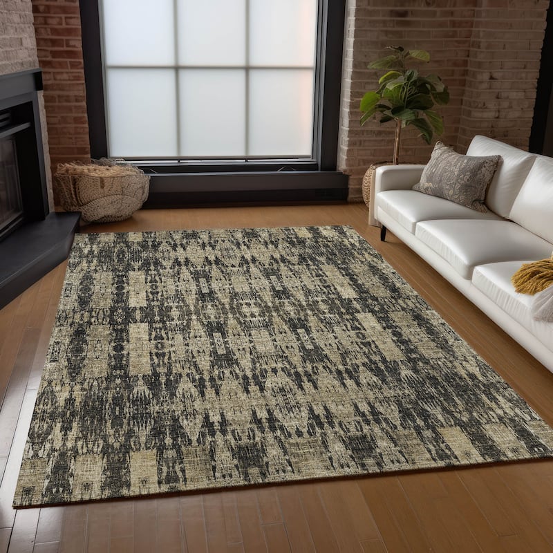 Machine Washable Indoor/ Outdoor Chantille Moroccan Boho Rug