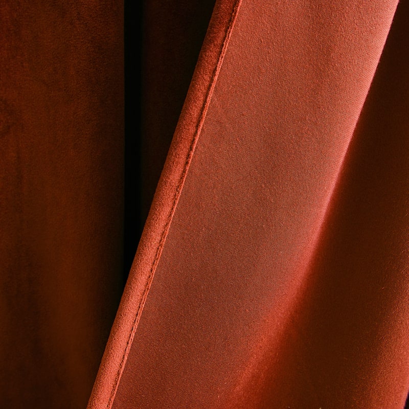 Lush Decor Prima Velvet Solid Light Filtering Back Tab Rod Pocket Window Curtain Panels Set