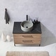 preview thumbnail 41 of 79, Trento Bath Vanity with Sintered Stone Top with Concrete Sink (R)