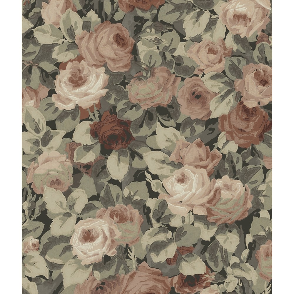NextWall Rose Garden Peel and Stick Wallpaper