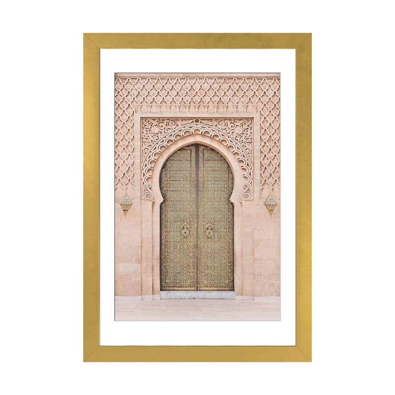 iCanvas "Morocco" by Sisi & Seb PFA - Gold - 24x16x1