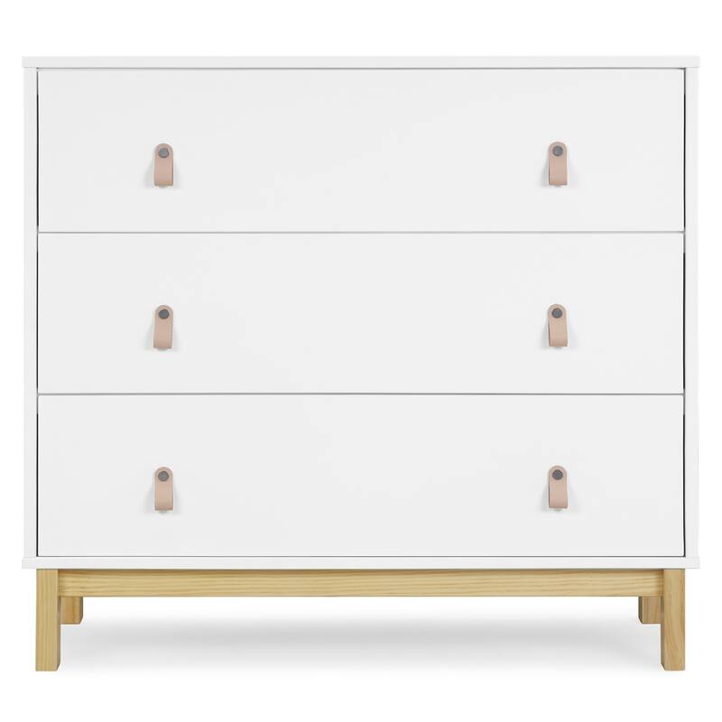 Legacy 3 Drawer Dresser with Leather Pulls