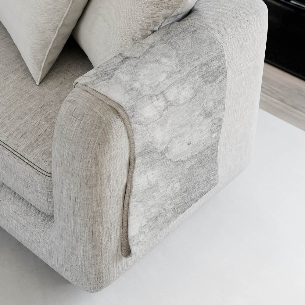 Premium Machine Washable Abstract Modern Sherpa Throw Blanket