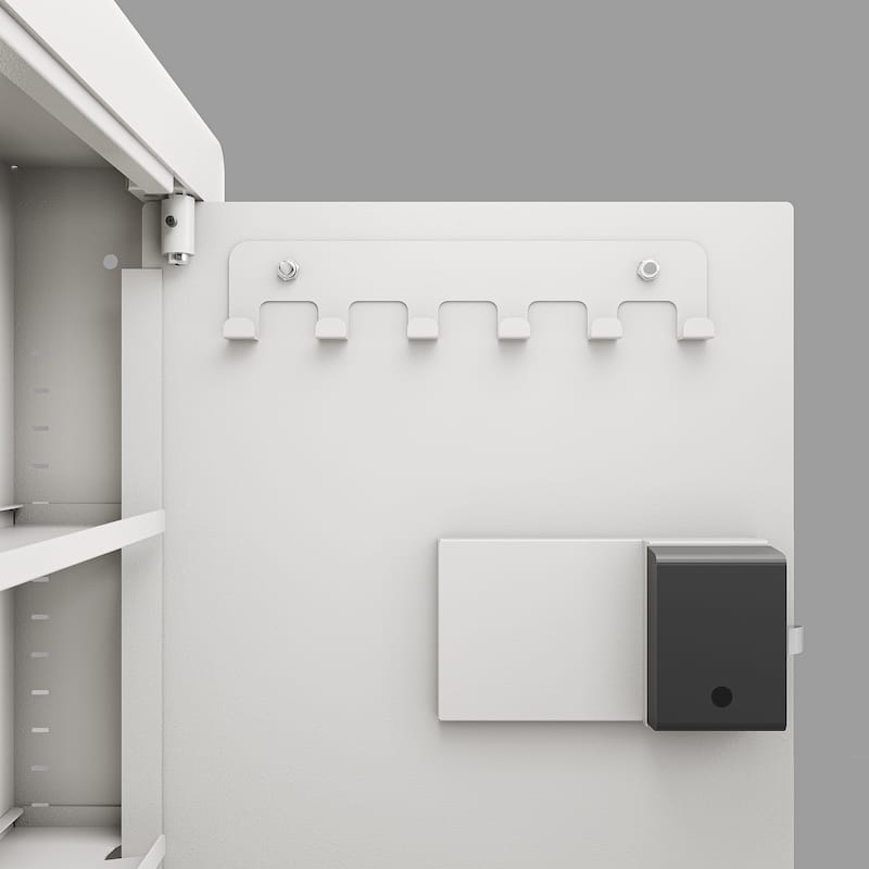 Roomfitters Hidden In-Wall Safe with Digital Keypad and Removable Shelves, Heavy Duty Steel Security