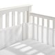 preview thumbnail 1 of 21, BreathableBaby Breathable Mesh Liner for Full-Size Cribs, Classic 3mm Mesh (Size 4FS Covers 3 or 4 Sides) White.
