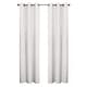 preview thumbnail 19 of 39, ThermaLogic Weathermate Insulated Cotton Grommet Curtain Panel - Pair 40" x 54" - White
