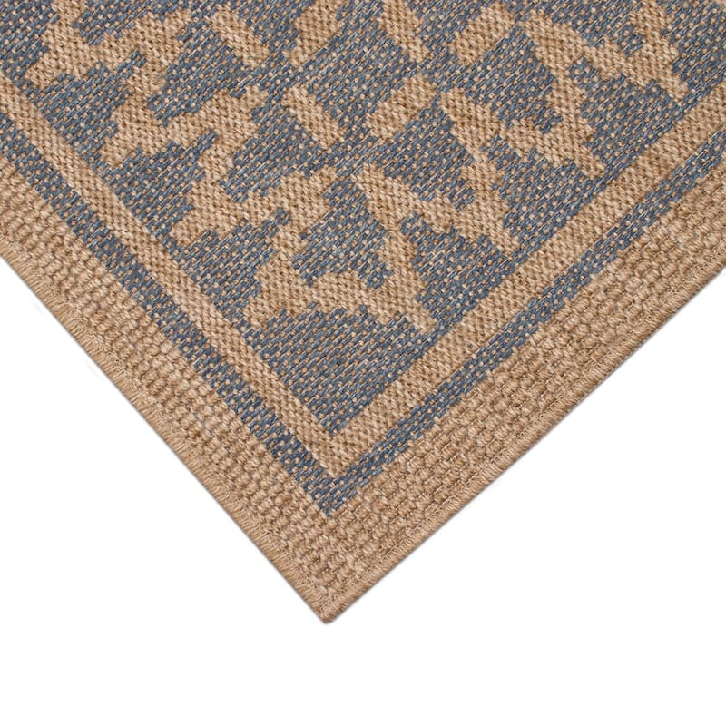 Liora Manne Sahara Diamond Border Indoor/Outdoor Rug