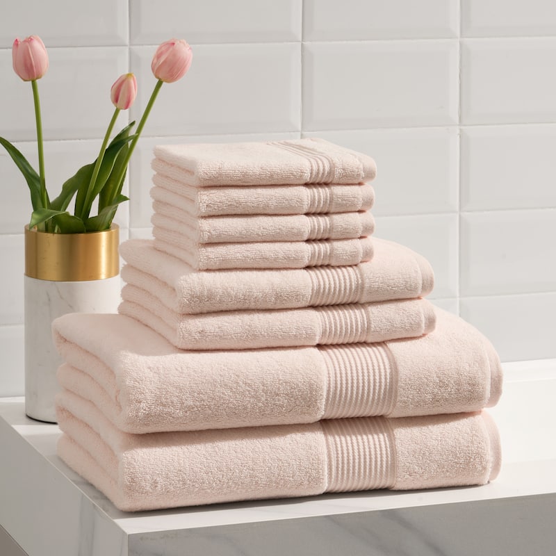 Ted Baker Solid 8-piece Towel Set - Blush