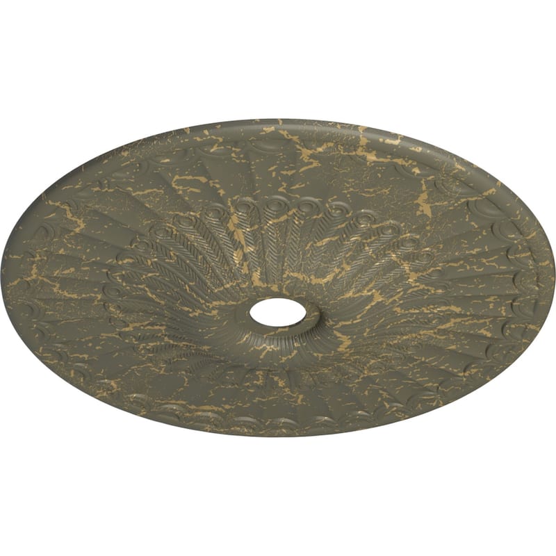 36 5/8"OD x 3 5/8"ID x 2 3/8"P Galveston Ceiling Medallion