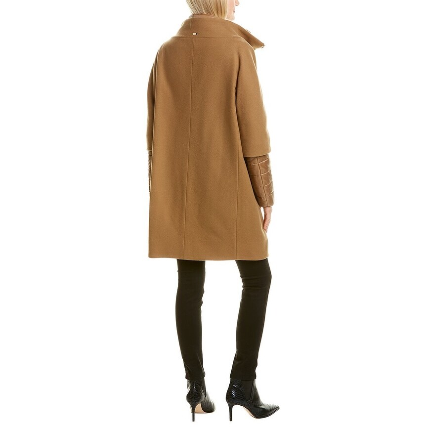 herno mixed media coat