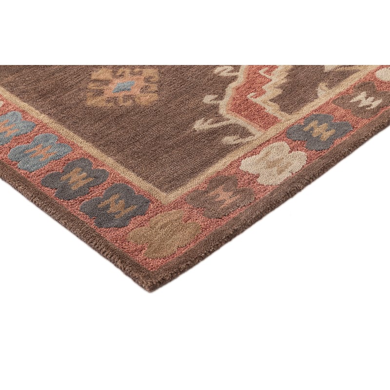 Terra by Obeetee Noble Dusk Brown Rug