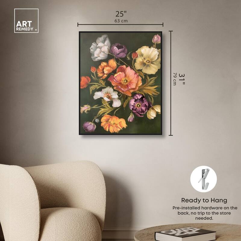 Twilight Tulips II Canvas by Art Remedy