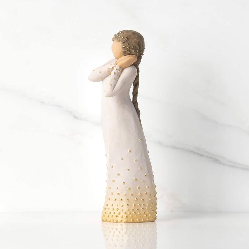 Willow Tree Wishing, A Beautiful Wish for You, 6.5" Sculpted Hand-Painted Figure
