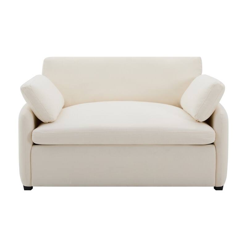 50*43" Oversized Chenille Single Sofa Chair,Wide and Deep Seat Accent Chair