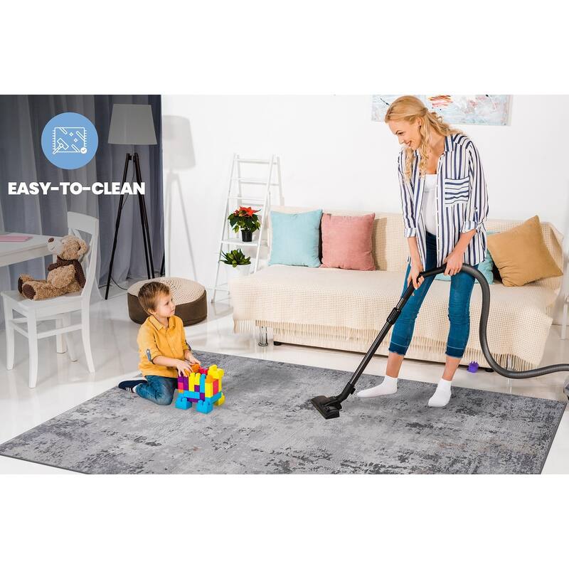 Abstract Area Rug - 8' x 10'