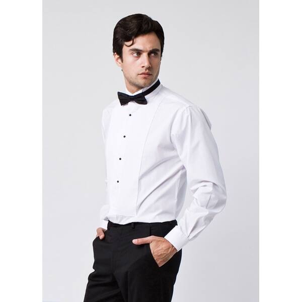 Shop Marquis Wing Tip Collar Tuxedo Dress Shirt With Bow Tie