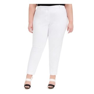 white evening pants