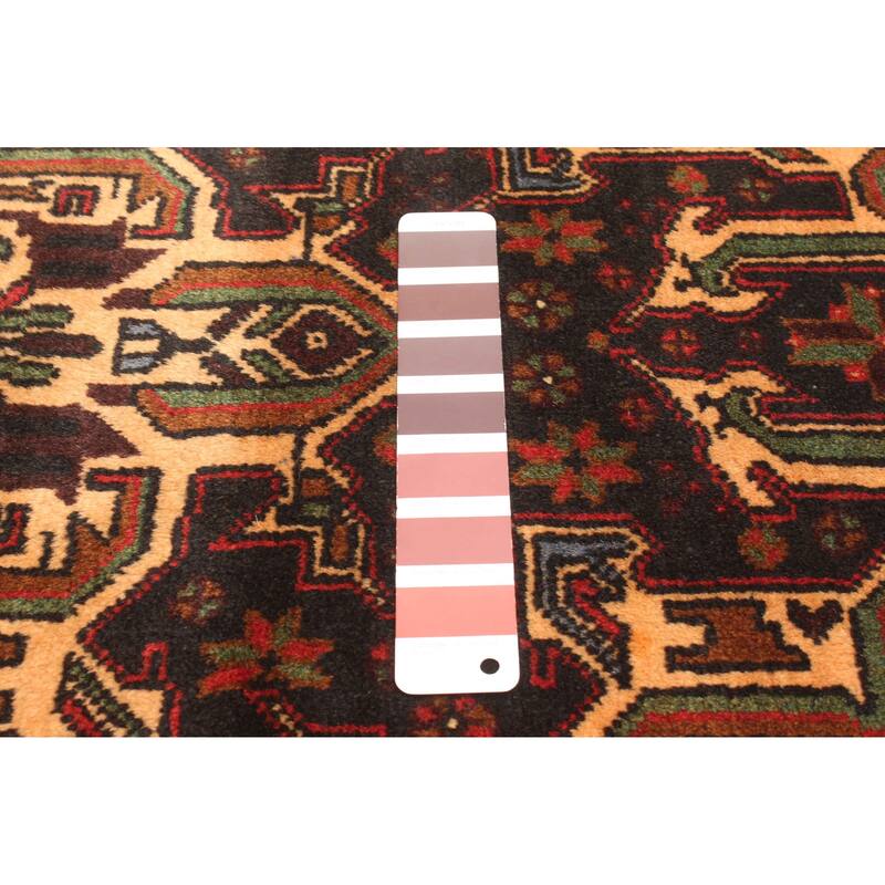 ECARPETGALLERY Hand-knotted Teimani Dark Brown Wool Rug - 2'10 x 4'1