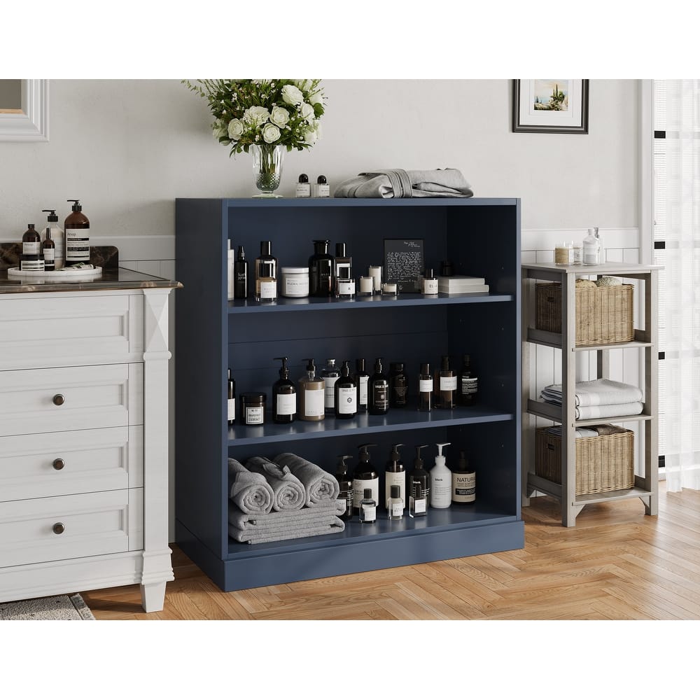 Palace Imports 100% Solid Wood 32" Bathroom Cabinet with Adjustable Shelves