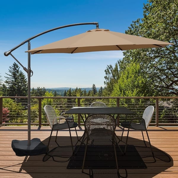 are patio table umbrellas a standard diameter Sunnyglade 9' Umbrella Outdoor Umbrella with 8 Ribs Tan Island Umbrella Freeport 11-ft Make a choice:Top load Black not-clearance