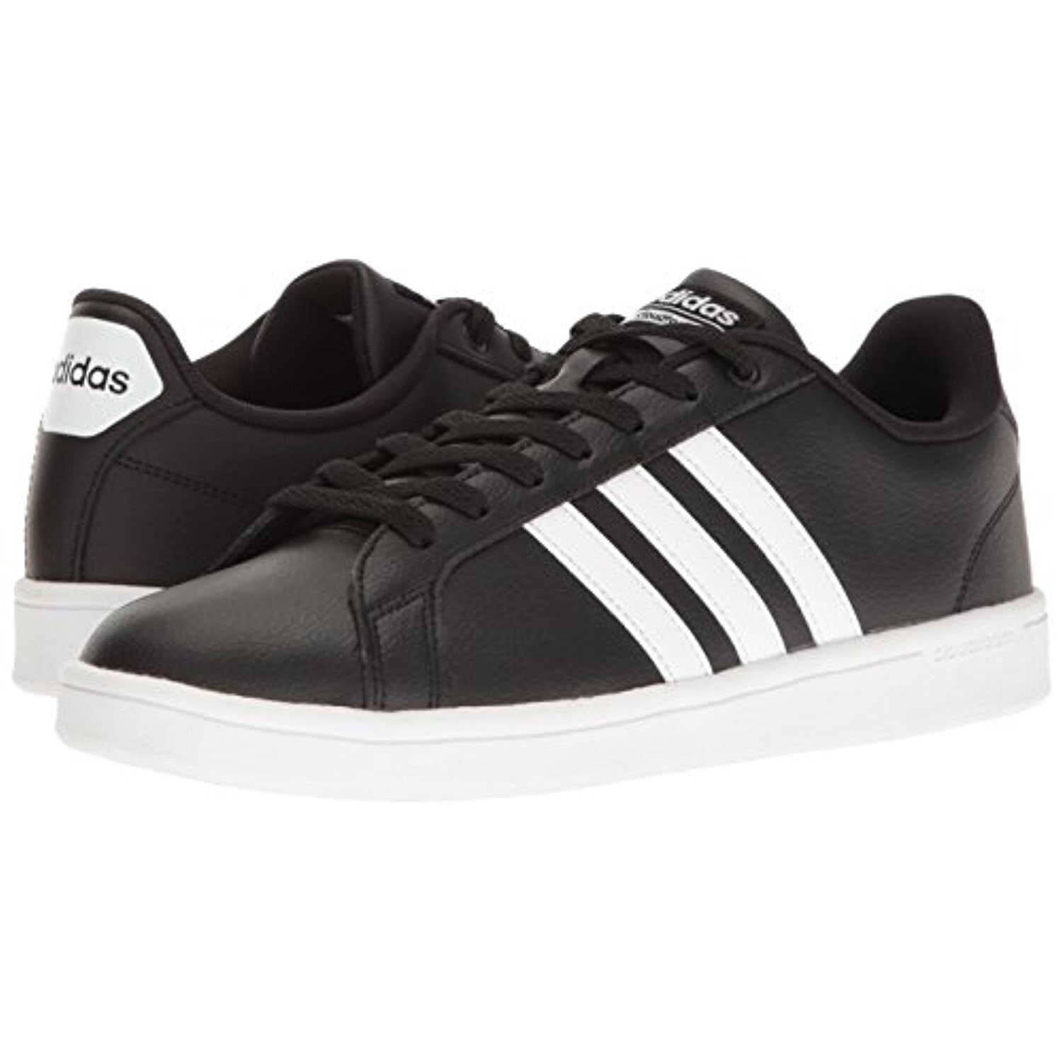 adidas NEO Men's Cloudfoam Advantage Sneaker, Black/White/White adidas NEO Men's Cloudfoam Advantage Sneaker, Black/White/White
