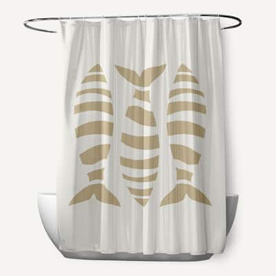 Puzzle Fish Shower Curtain