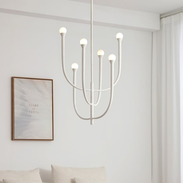 White coastal chandelier on sale