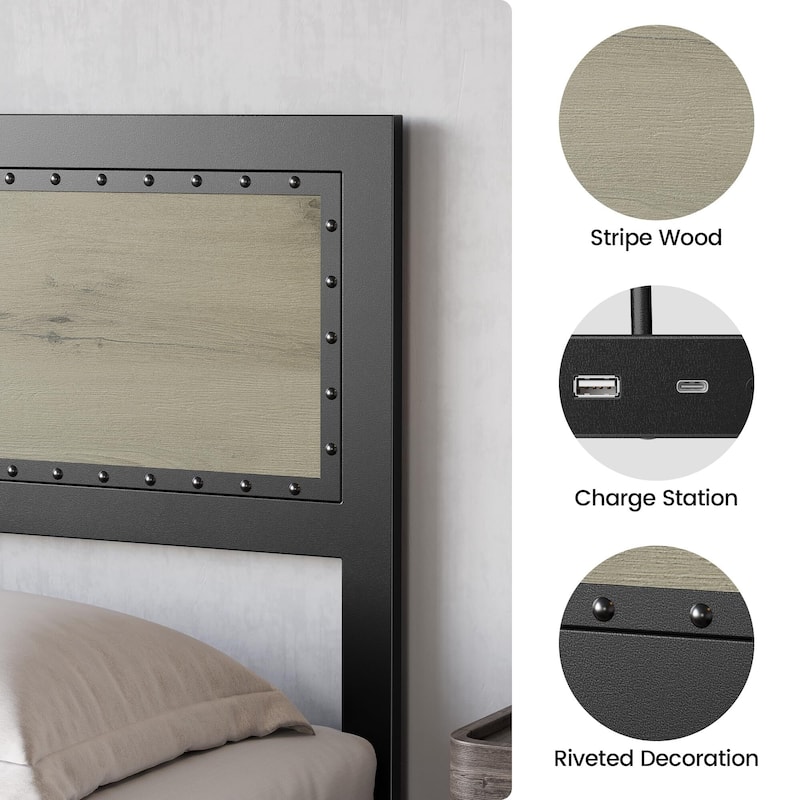 Bed Frame with Headboard