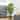 HOMCOM 4.5FT Artificial Fiddle Leaf Fig Tree Faux Decorative Plant in Nursery Pot for Indoor Outdoor Décor - 6" x 6" x 51.25"