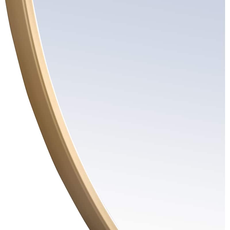 Elegant Lighting Eternity 24" Diameter Circular Metal Framed Wall