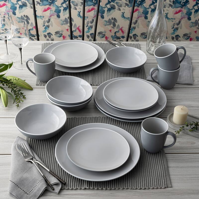 Noritake ColorTrio 4-Piece Coupe Place Setting, Service for 1