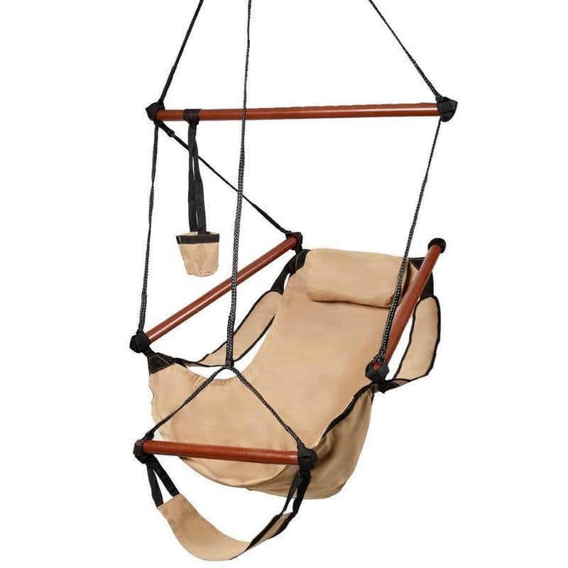 Well-equipped S-shaped Hook S-hook Cacolet Green Hanging Seat Hammock Chairs